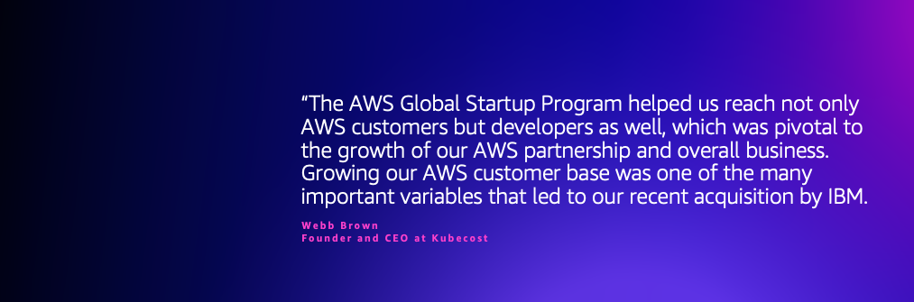 Webb Brown, Founder and CEO at Kubecost quote